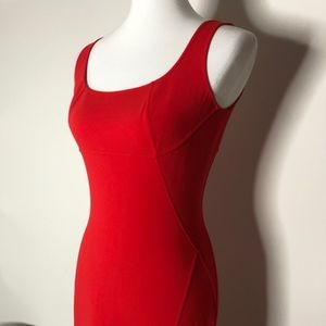 Michael Kors red elegant bodycon classy dress